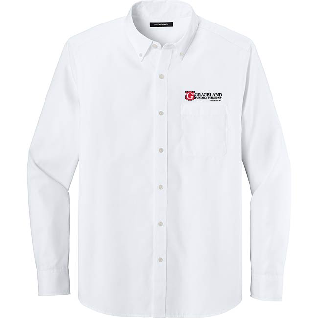 Port Authority® Long Sleeve Nailhead Easy Care Shirt