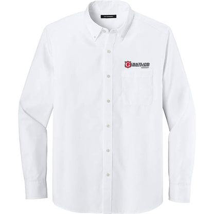 Port Authority® Long Sleeve Nailhead Easy Care Shirt